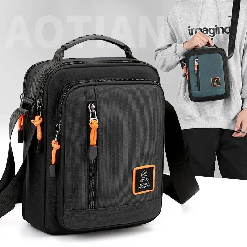 Tablet Shoulder Bag - Многофункциональная мужская сумка, нейлоновая мужская сумка