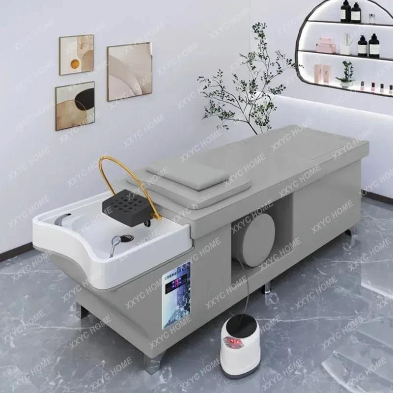 Massage Table Accessories Uk - Кожаное кресло Парикмахерская Спа Резервуар для