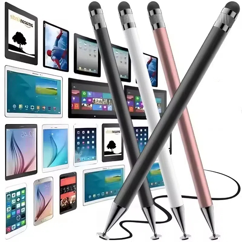 Tablet Stylus Accessories - Стилус 2-в-1, высокочувствительный наконечник диска, резиновый
