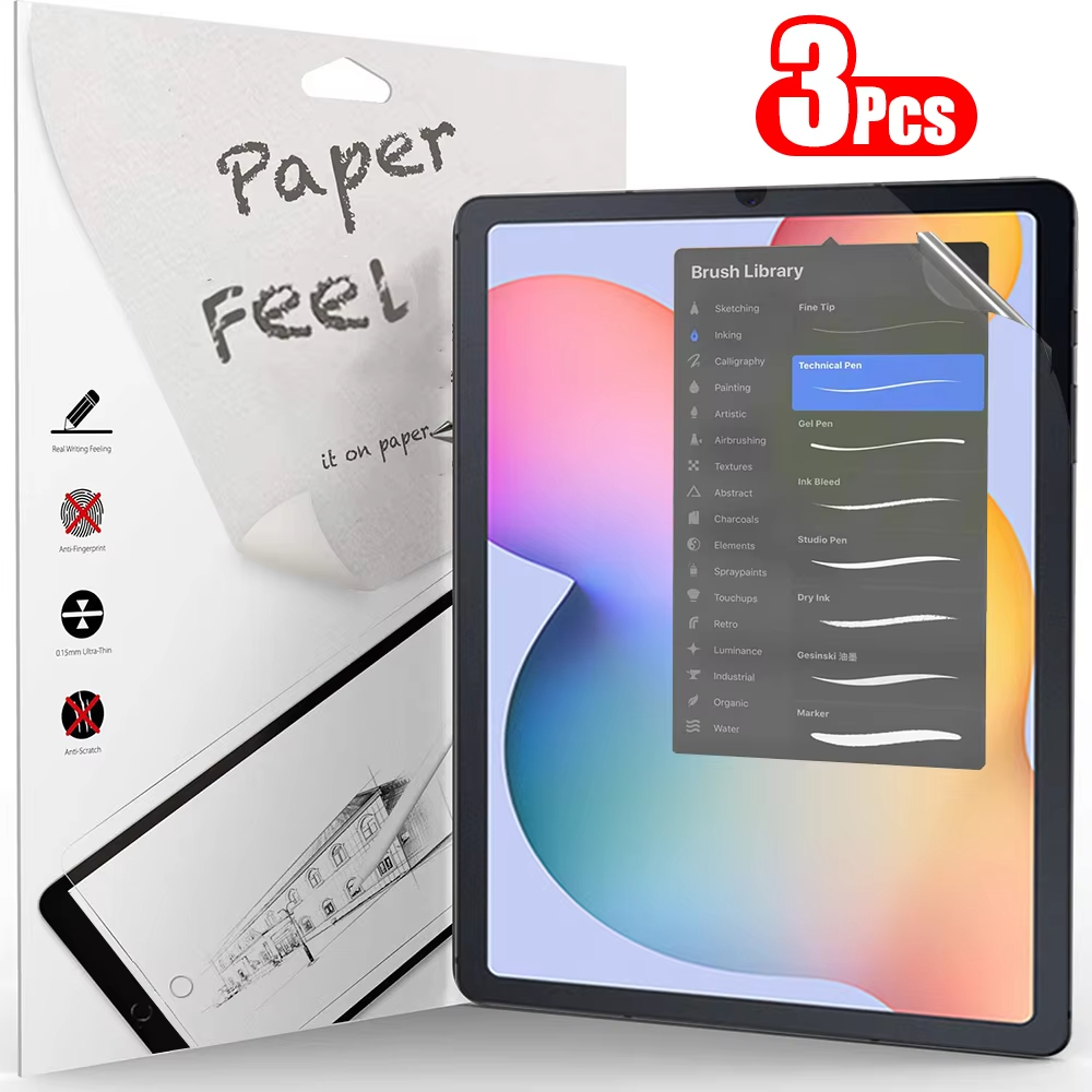 Samsung Tablet S10 Accessories - 3 шт. бумажная защитная пленка для