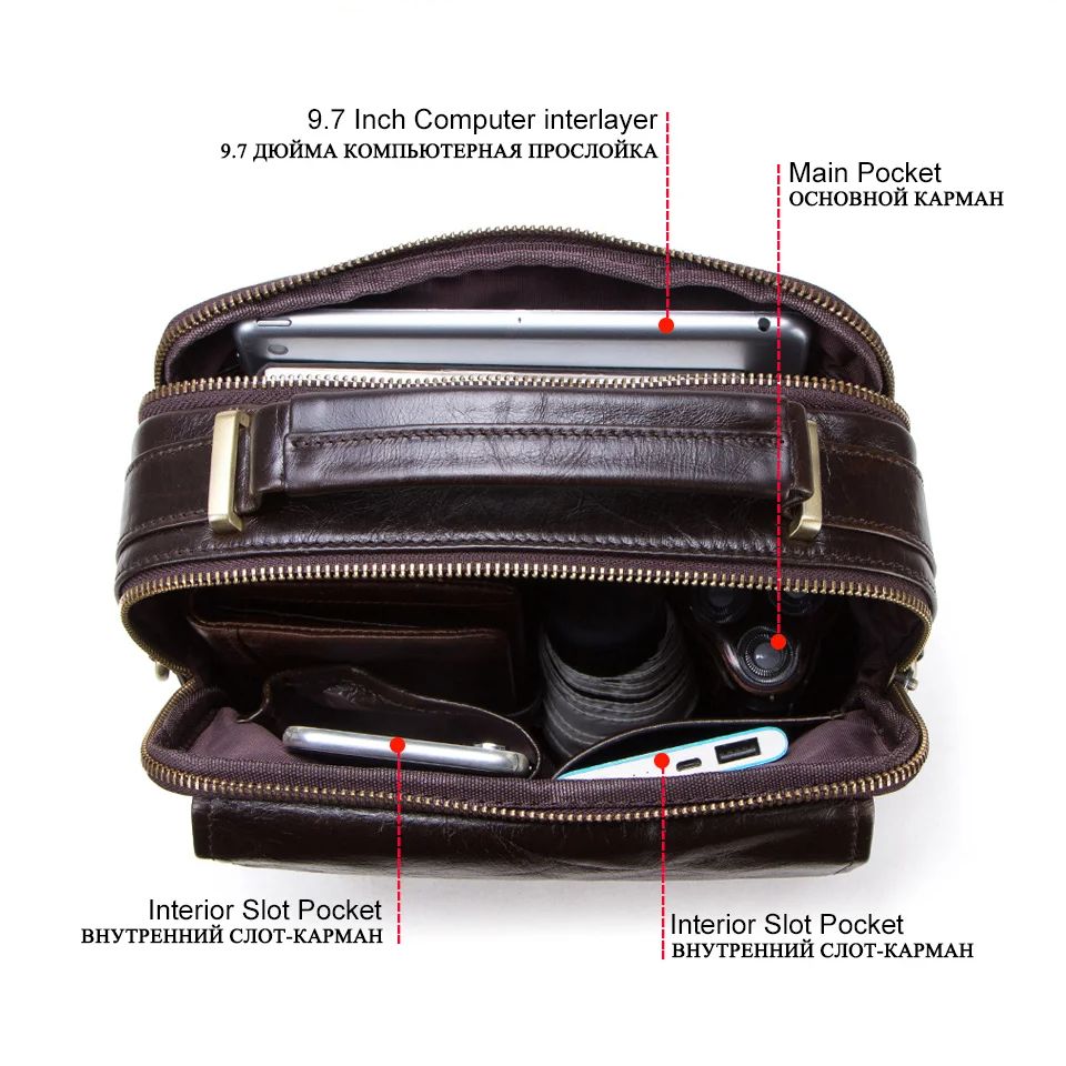 Мужские сумки на ремне из нату – обзор и цена Tablet Shoulder Bag