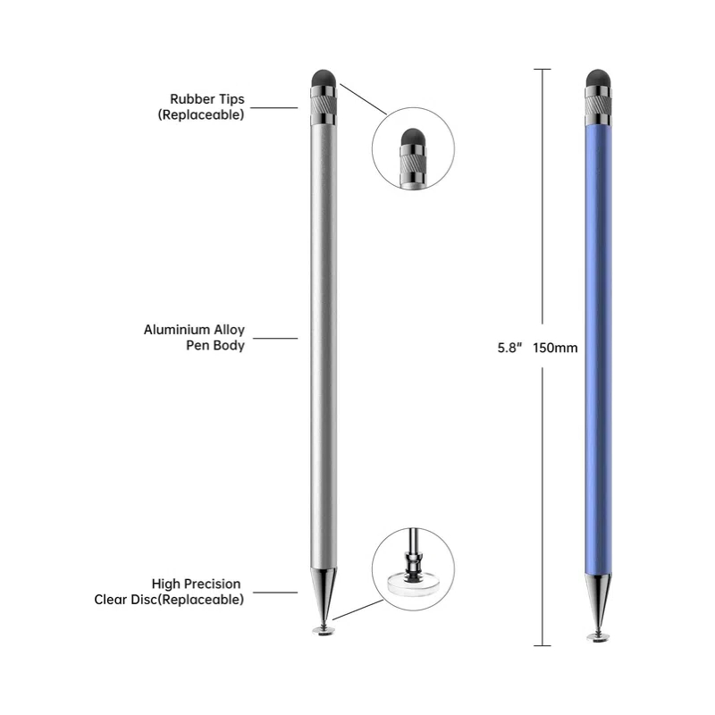 Стилус 2-в-1, высокочувствител – обзор и цена Tablet Stylus Accessories